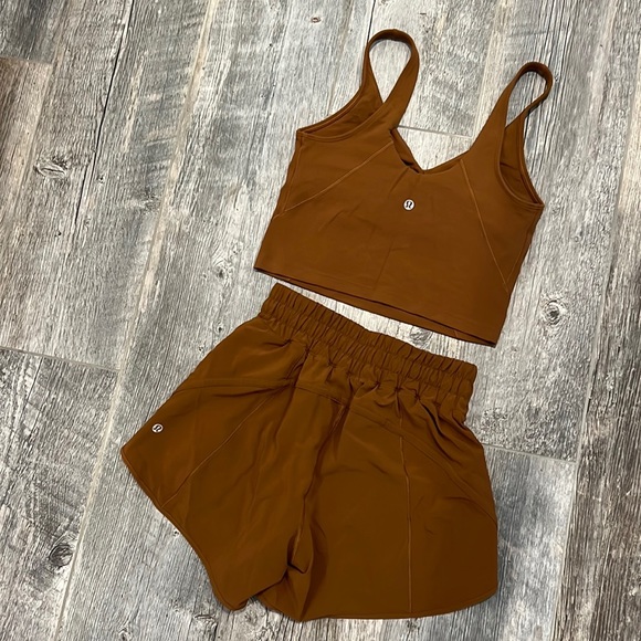 lululemon athletica Other - LULULEMON Align Tank and Track That Shorts SET